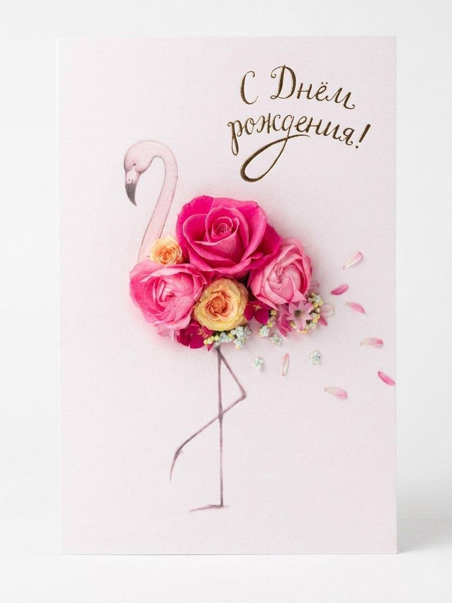 Открытка «С днем рождения»